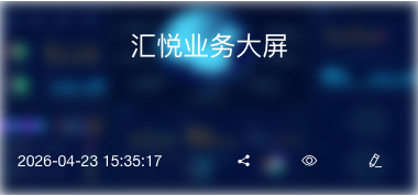 汇悦业务大屏